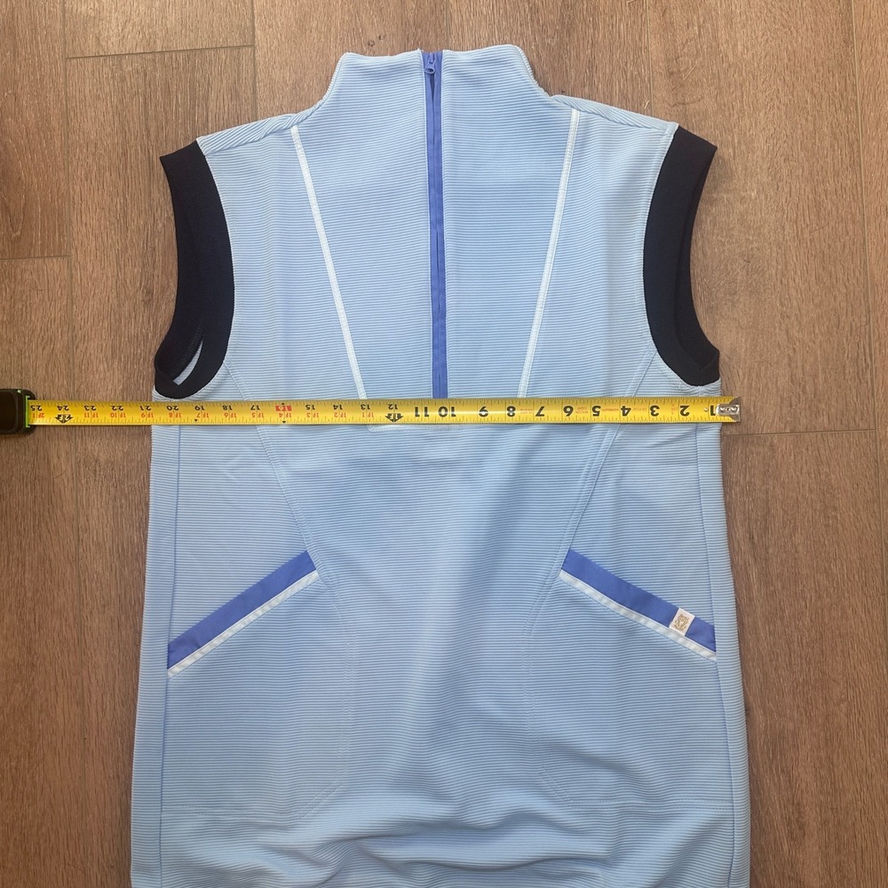 Simply Southern Womens Drew Dress Blue Sleeveless Half Zip Ribbed Sporty M NWT - Picture 13 of 15
